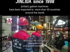 Производственная линия для габионов GLD-2 для тяжелых целей, рабочая ширина 4300, размер сетки 80x100 мм