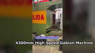4300mm Working Width CNC Gabion Mesh Machine | Jinlida Factory Shipment Video