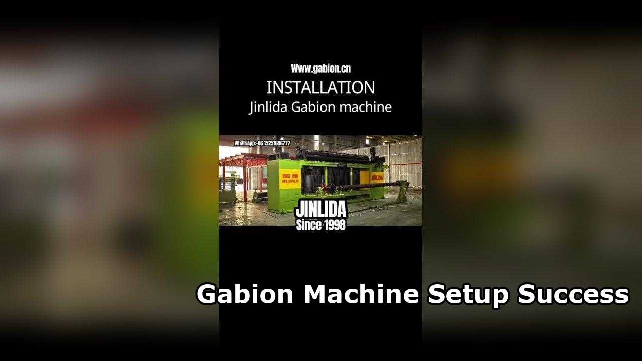Inside Installation of CNC Gabion Machine | JINLIDA Overseas Project Setup & Commissioning