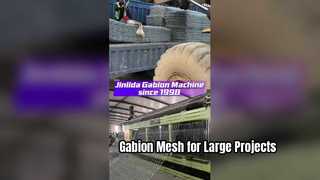Высококачественная габионная сетка и машины | JINLIDA для инфраструктуры, защиты склонов и берегов рек