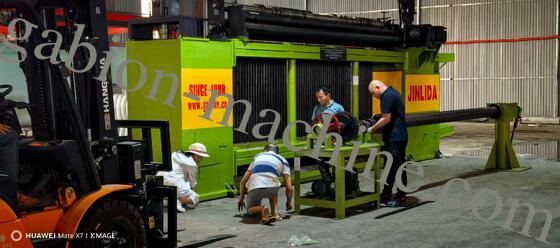 Высокоскоростная ССК-машина для шестерковой сетки из габиона. Автоматическая линия производства габионной корзины.