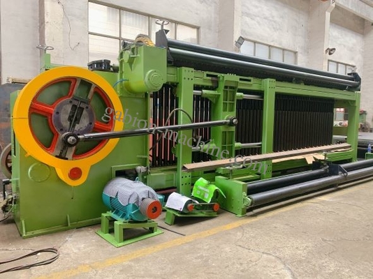 Купить PLC контролирует автоматическую коробку Gabion делая машину 4.2mm провод покрытый PVC 225m/h вывел наружу онлайн изготовление