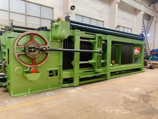 Купить тюфяк машины 66*88mm Gabion  Gabion управлением PLC извива ширины 3300mm двойной онлайн изготовление